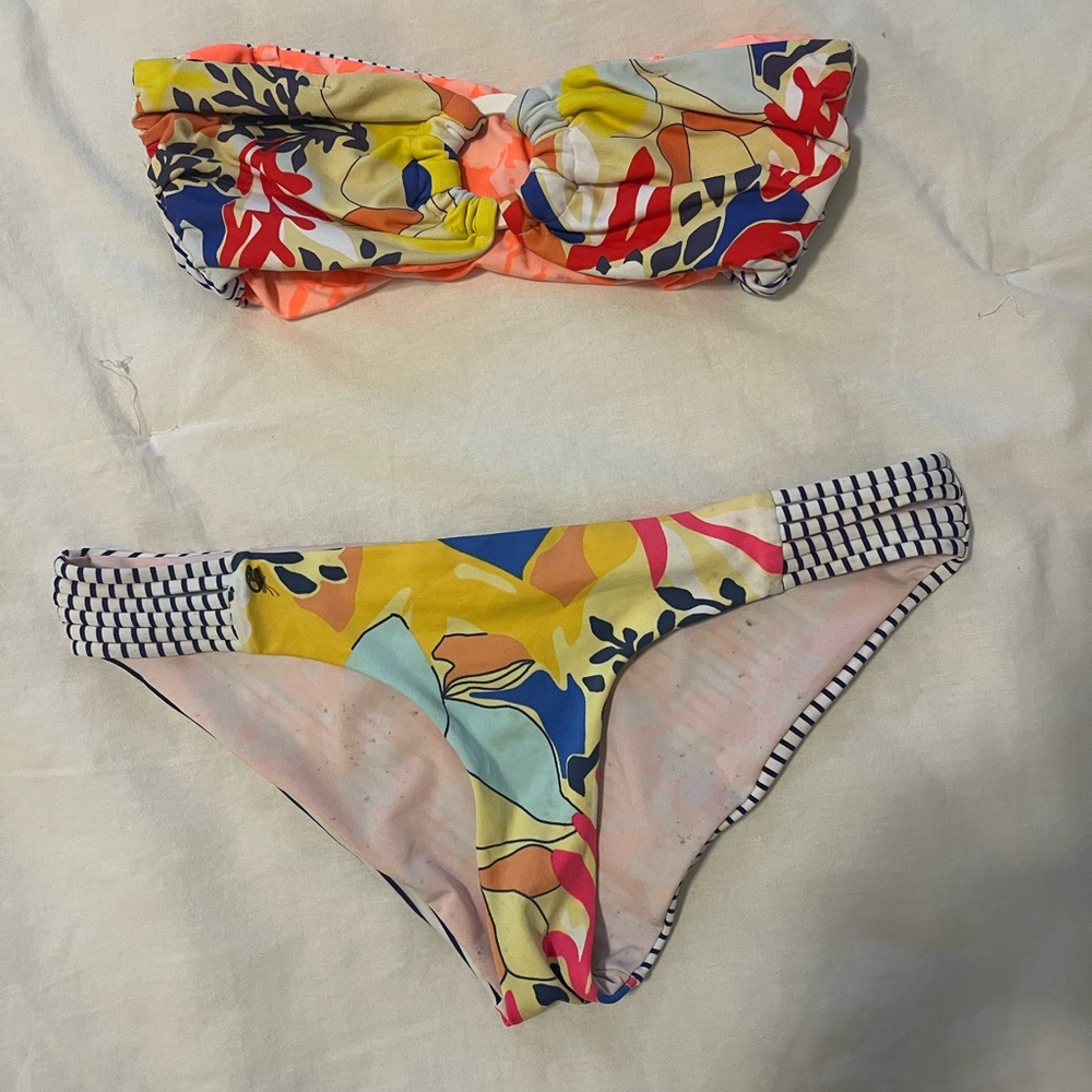 Maaji Strapless Reversible Bikini